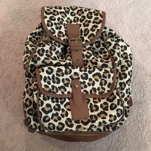 Brand new cheetah print backpack!